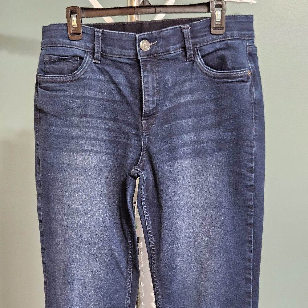 Liz Claiborne Dark Blue Cropped Jeans